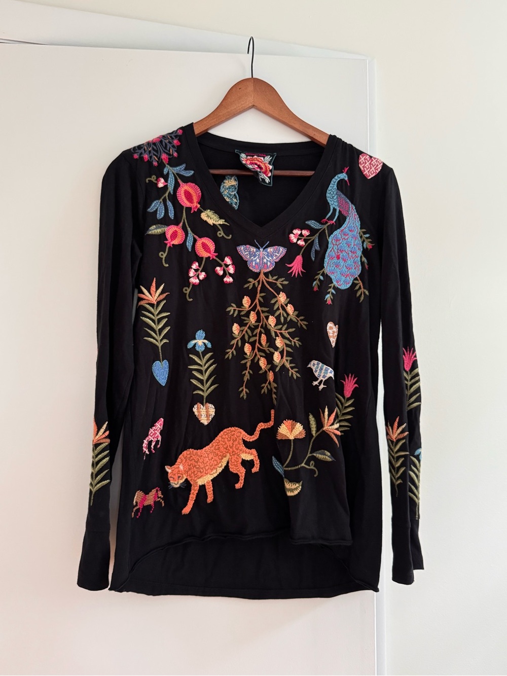 Johnny Was ADELA SLIT SLEEVE TEE